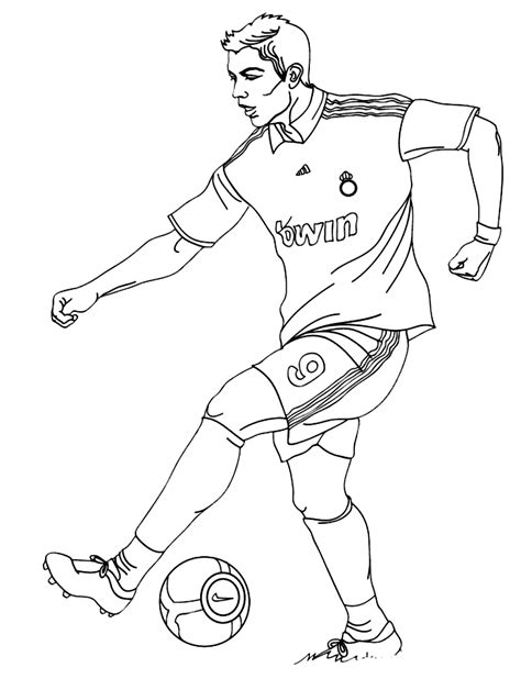 Disegni di Calcio da colorare .